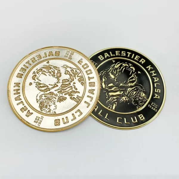 黄金金属色TPU贴片 - 黑色底色搭配金属金色文字 - 图片 2