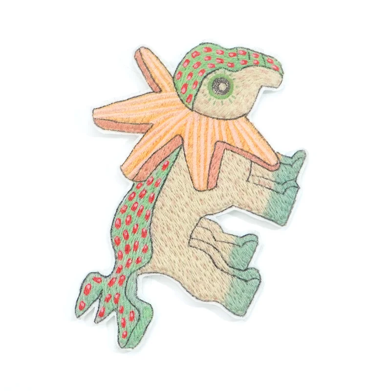 喷印刺绣卡通怪兽徽章 - 图片 2