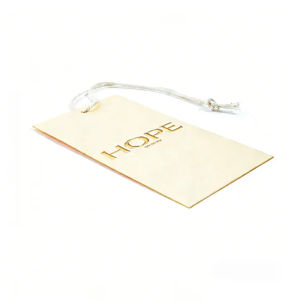 烫金 logo 高端衬衫吊牌 - 图片 3