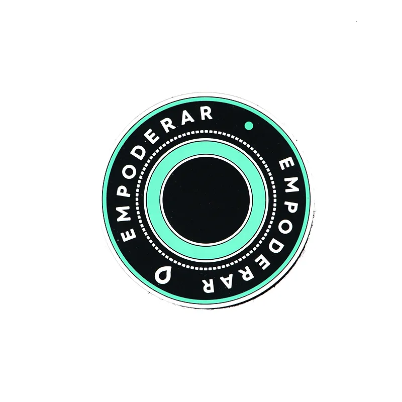 圆形 PVC 魔术贴胶章 —— 西班牙语定制文字款