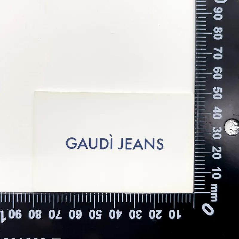 印花白色仿皮标 - 图片 4