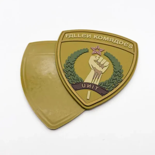 外套专用定制 PVC 胶章 —— 勇气徽章造型 - 图片 2