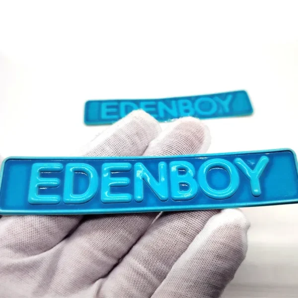 服装专用定制橡胶胶章 – 靛蓝系列设计 - 图片 2