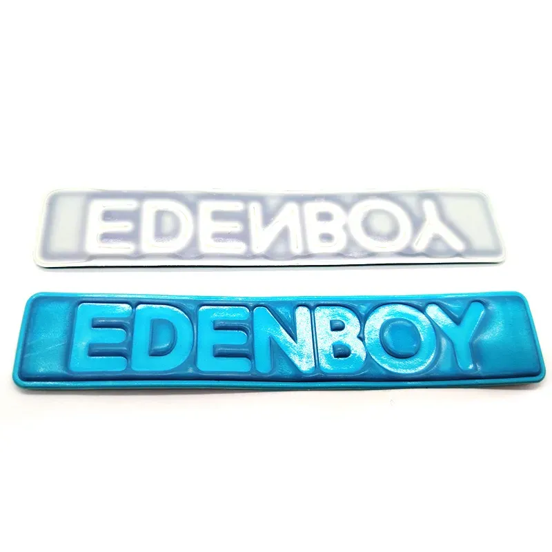 服装专用定制橡胶胶章 – 靛蓝系列设计