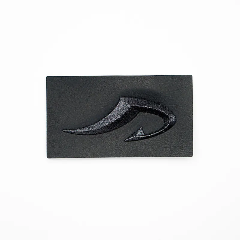 3D 自粘皮革浮雕胶章