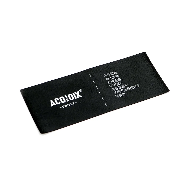 带有保养说明的定制编织颈标 - 图片 5