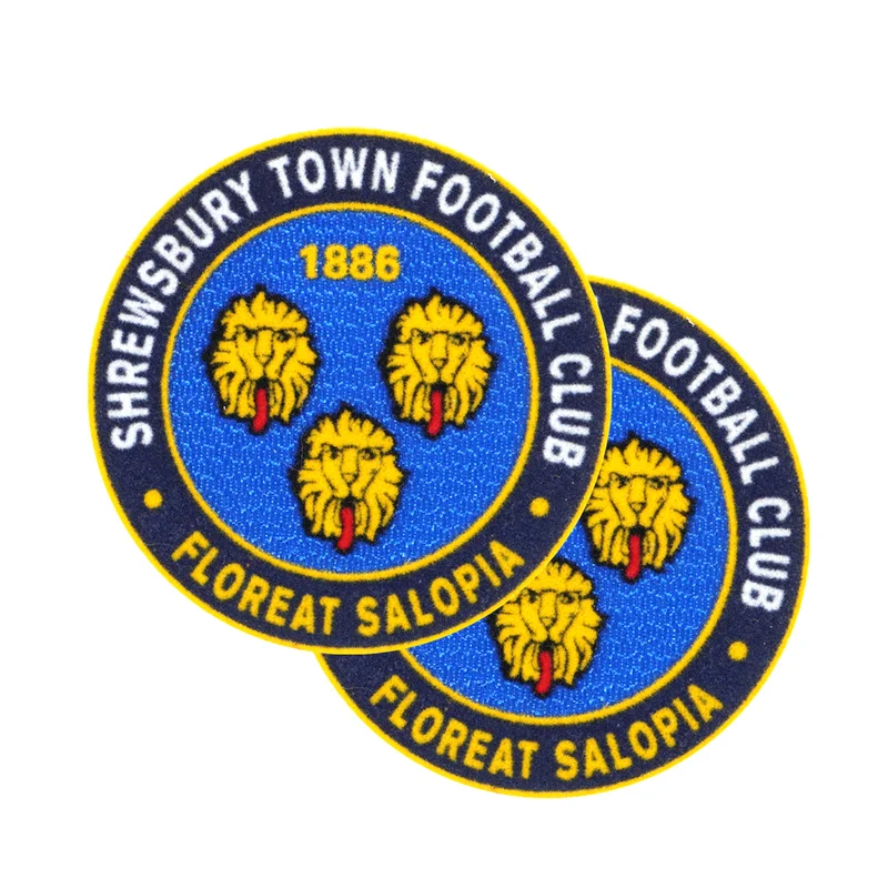 定制植绒足球徽章布贴 - 图片 4