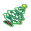 Christmas Bead Embroidery Patch-3