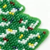 Christmas Bead Embroidery Patch-4