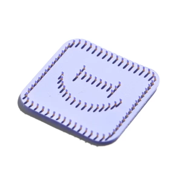 Light Purple Two-Tone Toothbrush Silicone Dot Logo Patch-2