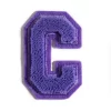 Purple Letter C Toothbrush Embroidered Patch-1