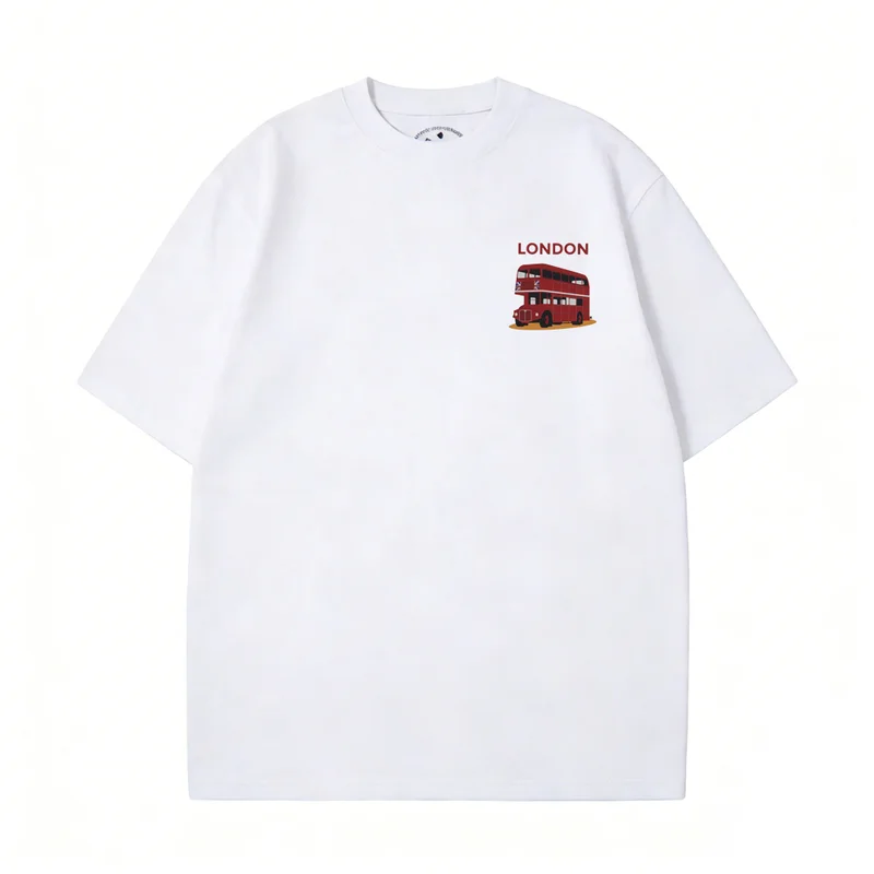 伦敦双层巴士主题平面 2D 烫画标 英伦风服饰热转印装饰标 - 图片 6