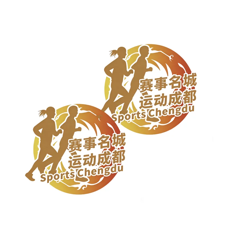 运动主题 2D 烫画标 城市运动服饰热转印装饰标 - 图片 4