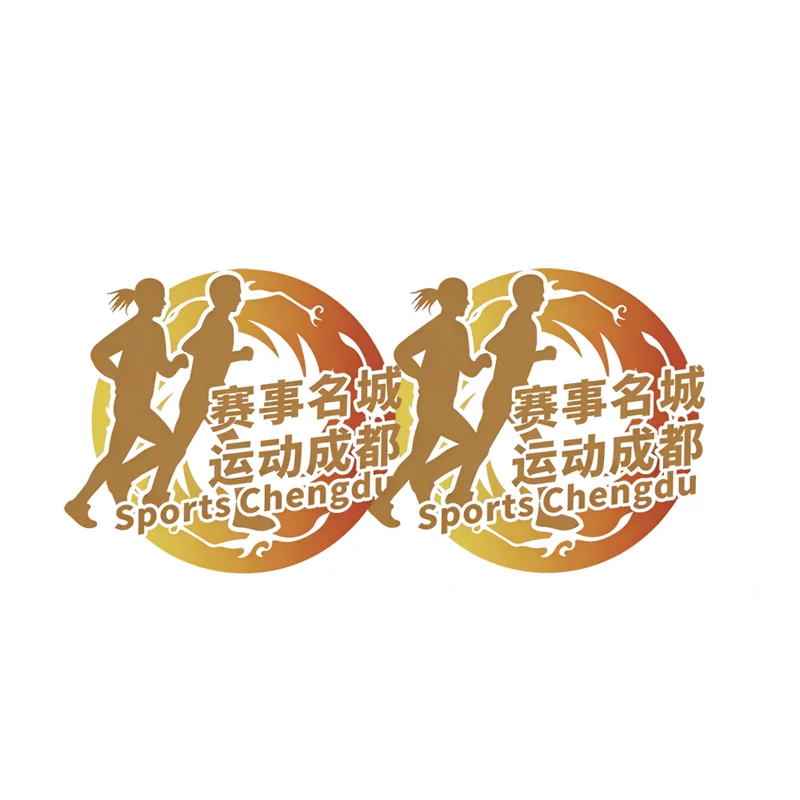 运动主题 2D 烫画标 城市运动服饰热转印装饰标 - 图片 5